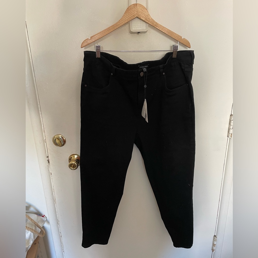 Universal Standard Seine Mid Rise Skinny Jeans 27 inch Black
